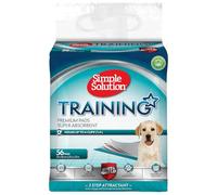 Simple Solution Empapadores d'adiestramiento para Perros - 56 uds. | Para adiestramiento de cachorros, incontinencia, transportines, bajo comederos, viajes y perros mayores