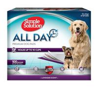Simple Solution Empapadores Perros y Cachorro Premium, con Aroma de Lavanda (Pack de 100)