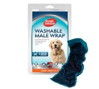 Simple Solution lavable perro macho envoltura, grande