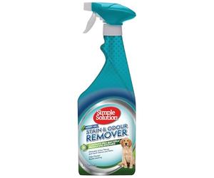 Simple Solution Removedor de Manchas y Olores de Mascotas, Limpiador Enzimático con Poder Limpiador Pro-Bacterias, Rainforest Fresh 750ml