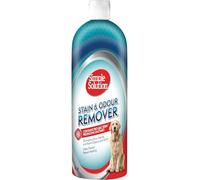Simple Solution Removedor de Manchas y Olores para Perros, Limpiador Enzimático con Poder Limpiador Pro-Bacterias - 1 Litro