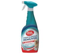 Simple Solution Removedor de Manchas y Olores para Perros, Limpiador Enzimático con Poder Limpiador Pro-Bacterias, 750 ml