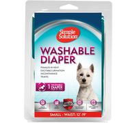 Simple Solution Lavable Reutilizable pañales para Perros Hembra Dipaer, Ver descripción, Verde Azulado, Small