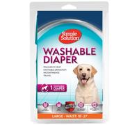 Simple Solution Pañales Reutilizables Lavables para Perras, Absorbentes con Ajuste a Prueba de Fugas, Micción Excitable o Incontinencia - 1 x XS Pañal para Perras