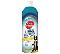 Simple Solution Urine Destroyer quitamanchas flip top 4x 1L | Limpiador enzimático para orina, heces y vómitos. Actúa en 15 minutos.