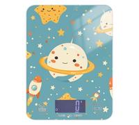 Simple Space Theme Cartoon Illustration Roasting Small Food Scales for Kitchen 5.0 kg/5.1 g, 5kg/5g Precisa Digital Small Scale with 4 Unit for Soap Making Soap Making Soap Making Soap Making Soap