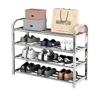 Simple Stainless Steel Shoe Rack Good Looking Multi-Layer Storage Shoe Cabinet Door Wrought Iron Shoe Rack for Home Interior,602399cm ()