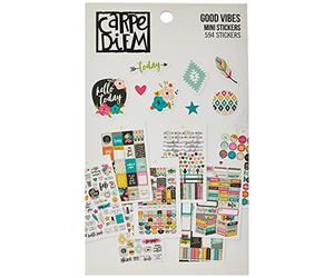 Simple Stories 7956 Carpe Diem Good Vibes - Mini pegatinas, multicolor
