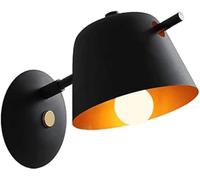 Simple Style Wrought Iron Wall Lamp, Creative Personality Metal Lampshade Wall Light, Embedded Installation Walllanten, E27 Screw Single-Ended Wall Sconce, Porch Aisle Decorative Lamps (Size :/K