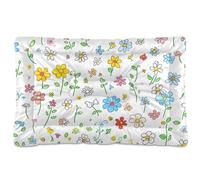 Simple Summer Little Bloom - Cama lavable para perros y gatos, antideslizante, suave, cómoda, para perros grandes, jumbo, medianos y pequeños, 36 x 24 pulgadas