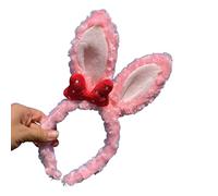 Simple Sweet Accesorios para el cabello para mujeres y estudiantes, diadema de dibujos animados, diadema de felpa con lazo para el pelo