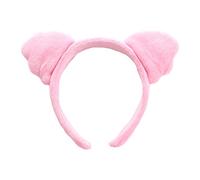 Simple Sweet Hair Accessories - Diadema para mujer con luz para lavar la cara para orejas de gato, diadema multicolor brillante