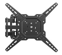 Simple Trending Soporte de pared para TV de movimiento completo para televisores de 26 a 60 pulgadas y paneles planos, soporte de movimiento giratorio de extensión de inclinación máxima VESA 400 x 400