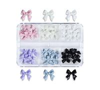 Simple Trendy Red Red Bowknot Art Decor Resin Long Ribbon Fashion Crafting Accessories 3D Bows Ornaments