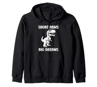 Simple Tyrannosaurus Dinosaur Funny Quote Short Arms t-Rex Sudadera con Capucha