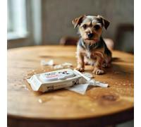 simple Vet Toallitas húmedas para perros y gatos, 100 unidades, para patas, pelo y zonas íntimas