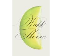 Simple Weekly Planner Cream With Black Calligraphy and Melon: Pretty Daily Journal for Note Taking, Task Management, List Writing, Goal Tracking & More!