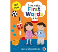 Simple Wipe Clean: I can write First Words