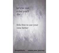 Simplefacts Motivational Daily Planner model:"1/21+1" limited edition: Size: 5x8in, no bleed, 365 days annual journal