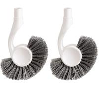 simplehuman bt1094 Media Luna Escobilla de Repuesto, plástico, Color Blanco (Paquete de 2)