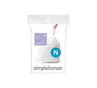 simplehuman CW0174 basura, Blanco, 1 x paquete de 20 | 20 Bolsas