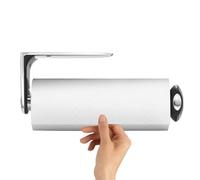simplehuman KT1024 portarrollos de cocina largo de pared, acero inoxidable cepillado