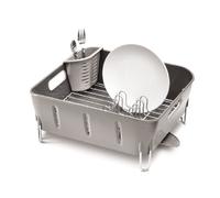 simplehuman KT1106 escurreplatos compacto, plástico gris