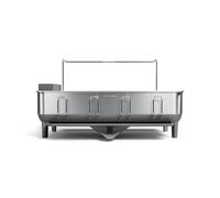 simplehuman KT1181 escurreplatos de acero, gris, acero inoxidable cepillado