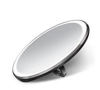 simplehuman ST3041 Espejo con Sensor Compact, Acero Inoxidable Negro