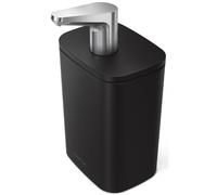 simplehumano 16 oz. Dispensador de jabn lquido con bomba de pulso, bomba de jabn de manos sin goteo, acero inoxidable negro
