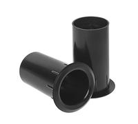 SimpleLife 4 Pulgadas Subwoofer Woofer Altavoces Puertos Conectores Tubo Inversor Ventilador de Altavoz (Juego de 2) Negro, 35x67 mm