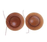 SimpleLife Bobina de Voz Tweeter (Juego de 2), Altavoz de Agudos Resina Sonido Película Diafragma Marrón 25.5mm