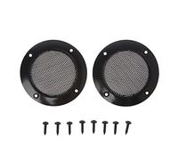 SimpleLife - Rejillas de protección para Altavoces, 2 Mallas de Rejilla para Altavoces + 8 Tornillos