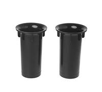 SimpleLife Subwoofer Woofer Altavoces Puertos Conectores Inversor de Tubo Ventilador de Altavoz Negro Juego de 2, Negro, 5.3 cm x 10 cm