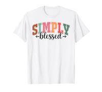 Simplemente bendecidos Cristianos Cristianos y Mujeres Cristianos Camiseta