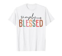 Simplemente bendecidos Cristianos Cristianos y Mujeres Cristianos Camiseta
