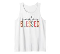 Simplemente bendecidos Cristianos Cristianos y Mujeres Cristianos Camiseta sin Mangas