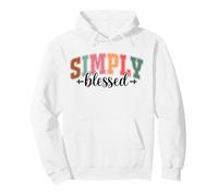 Simplemente bendecidos Cristianos Cristianos y Mujeres Cristianos Sudadera con Capucha