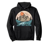 Simplemente Corre más rápido Sudadera con Capucha