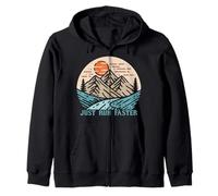 Simplemente Corre más rápido Sudadera con Capucha