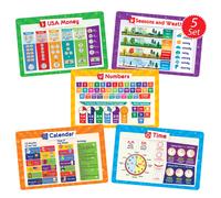 Simplemente magia 5 manteles individuales para nios - Pextemats para nios Pextemats no slip a lavar reutilizables Pitomatistas para nios pequeos