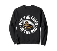 Simplemente pon las patatas fritas en la bolsa Funny Wots Meme, divertida jerga Sudadera