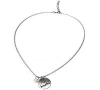 Simplemente respirar joyas punto y coma Conciencia mental Collar de conciencia de la depresión del suicidio Impreso a mano (Tamaño 1) Diseño atractivo