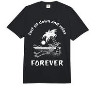 Simplemente siéntate y relájate para Siempre: Declaración de Vacaciones Divertida Comfort Colors Adult Heavyweight T-Shirt