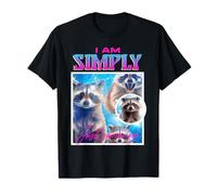 Simplemente Soy un Mapache sobreviviente Camiseta