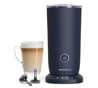 SIMPLETASTE Espumador de Leche Eléctrico 4 en 1, Espuma Caliente y Fría Automática, Calentador de Leche para Latte, Capuchino, Macchiato y Chocolate Caliente