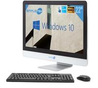 SIMPLETEK All in One AiO Touch Screen | 22" FHD Core i3 2.5GHz Windows 10 | 16GB RAM SSD 480GB | Webcam Pantalla Táctil Speaker Interior Ratón Teclado Inalámbrico | PC Fijo Ordenador de Empresas