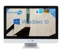SIMPLETEK All in One AiO Touch Screen | 22" Full HD Core i3 3120M 2.5GHz Windows 10 Pro | 8GB RAM SSD 240GB | Webcam, pantalla táctil Speaker internos + ratón teclado inalámbrico | Ordenador de