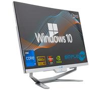 SIMPLETEK - All in One i7 10ª Gen AiO 24" Windows 10 Pro 16GB RAM SSD 240GB con GPU RX550 4GB WiFi6 + BT 5.2 + Webcam | Ideal para Edición/Gaming