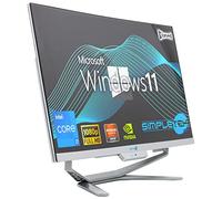 SIMPLETEK - All in One i7 10ª Gen AiO 24" Windows 11 Pro 16GB RAM SSD 240GB con GPU RX550 4GB WiFi6 + BT 5.2 + Webcam | Ideal para Edición/Gaming